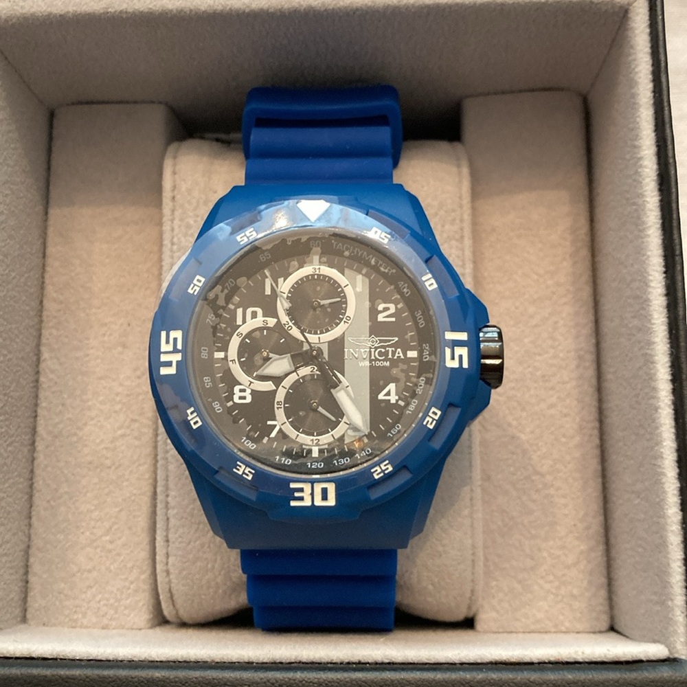 Invicta Blue Chronograph Watch